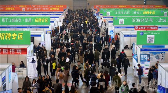 “招聘大集”在南京国际博览中心举行
