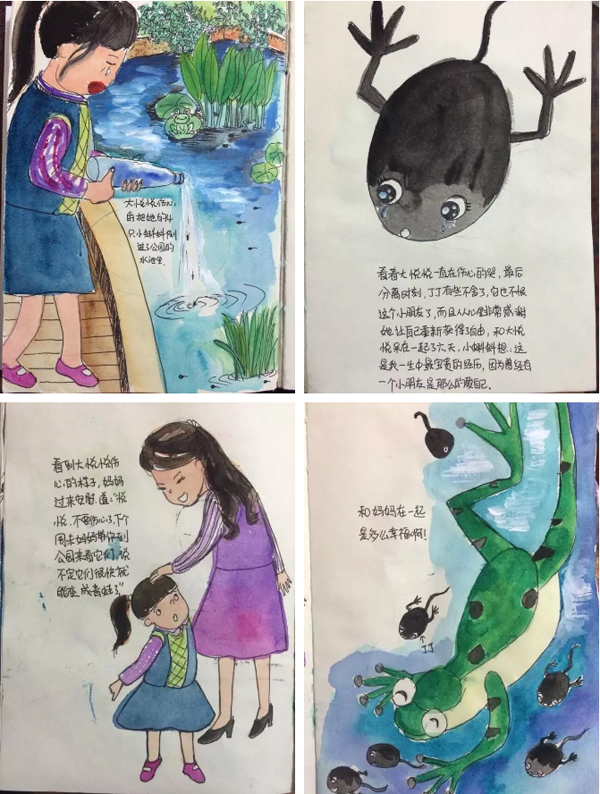 用时7年手绘2000张画作 一位妈妈这样记录女儿成长