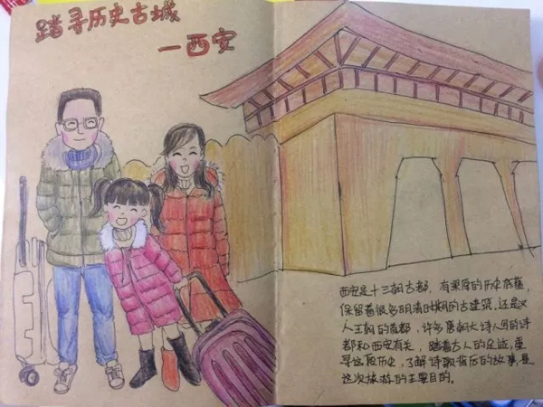 用时7年手绘2000张画作 一位妈妈这样记录女儿成长