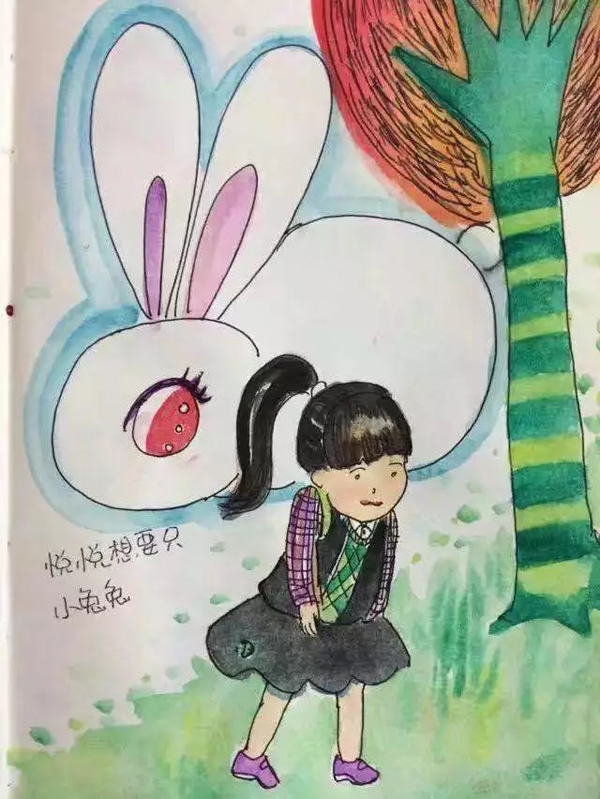 用时7年手绘2000张画作 一位妈妈这样记录女儿成长
