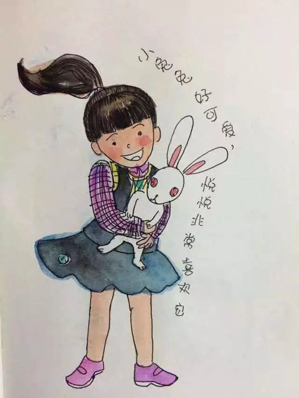 用时7年手绘2000张画作 一位妈妈这样记录女儿成长