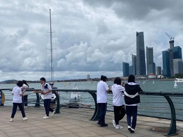 海风海韵 快乐研学——青岛六十六中2021级新疆班学生城市风貌研学活动